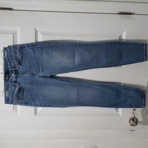 Gap Curvy Legging Denim Jeans Medium Indigo Wash Ankle Size 28R